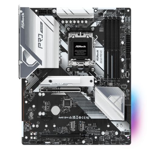 Asrock B650 PRO RS, AMD B650, AM5, ATX, 4 DDR5, HDMI, DP, 2.5G LAN, PCIe4, RGB, 3x M.2 Asrock B650 PRO RS, AMD B650, AM5, ATX, 4 DDR5, HDMI, DP, 2.5G LAN, PCIe4, RGB, 3x M.2